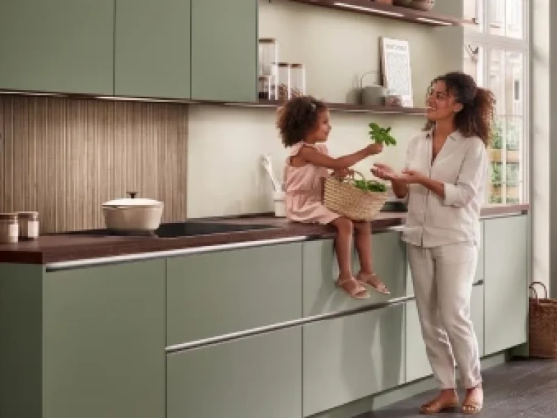 Cuisine linéaire contemporaine