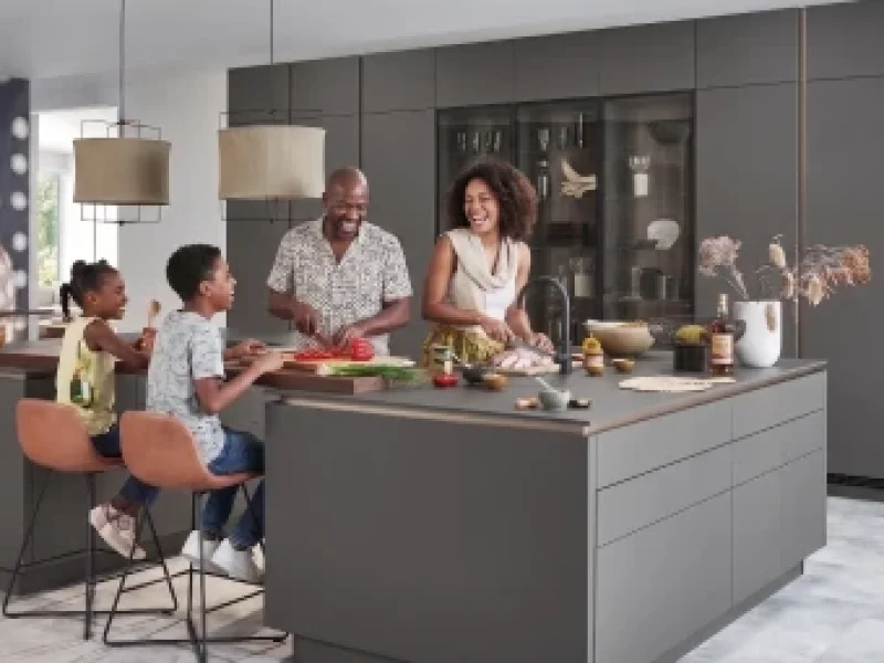 Cuisine ouverte sur living